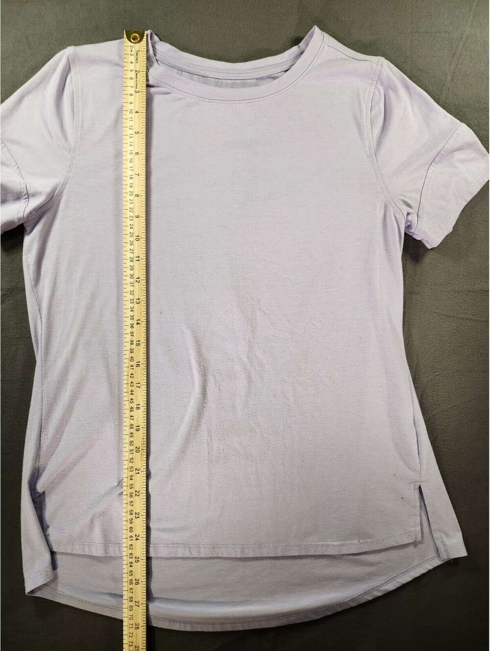 Athletic Works - Ventilated Crew Neck Women’s Activewear T-Shirt Lavender M 019